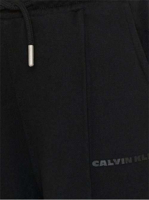 Pantalone felpa bambino Calvin Klein nero Calvin Klein Kids | IB0IB02605BEH